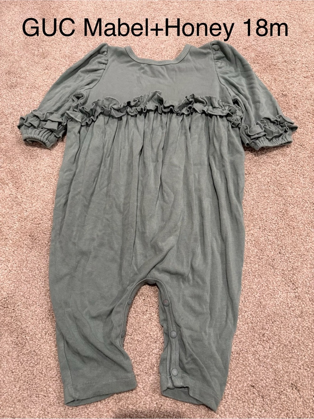 Mabel + Honey Ruffle Baby Romper